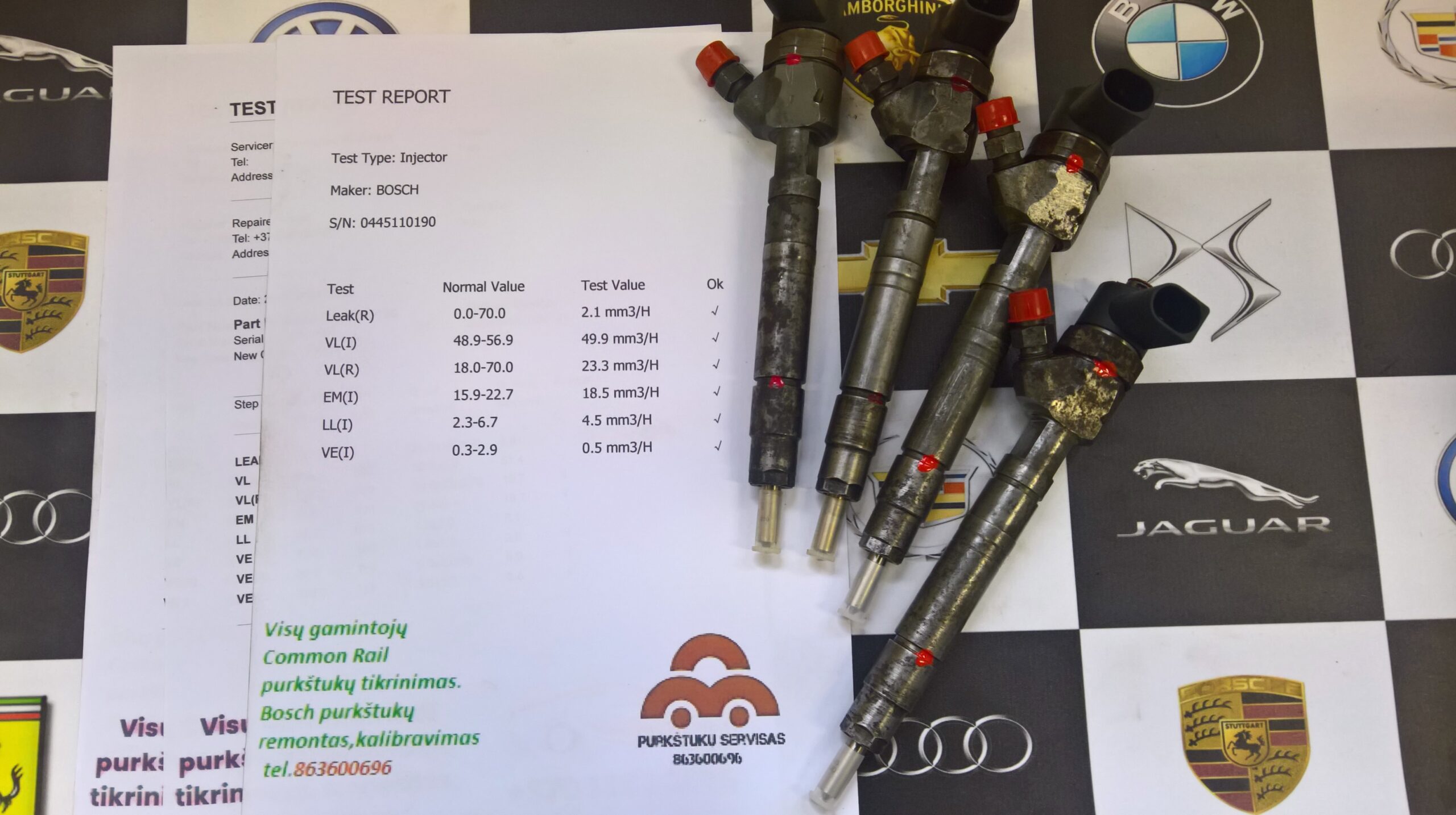 Kuro purkštukai Jeep-Grand Cherokee,Mercedes-Sprinter. 0445110190