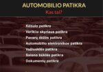 Automobilių patikra prieš pirkimą