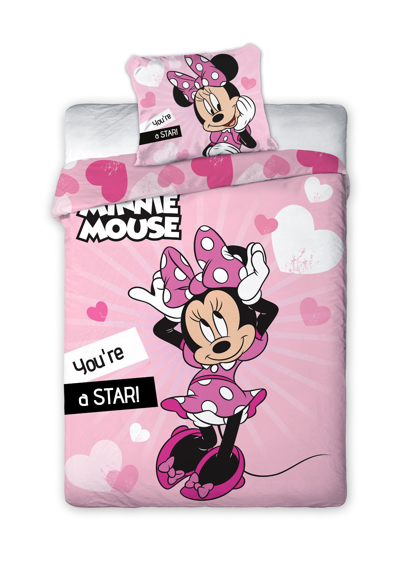 Patalynės komplektas Minnie Mouse You`re a star