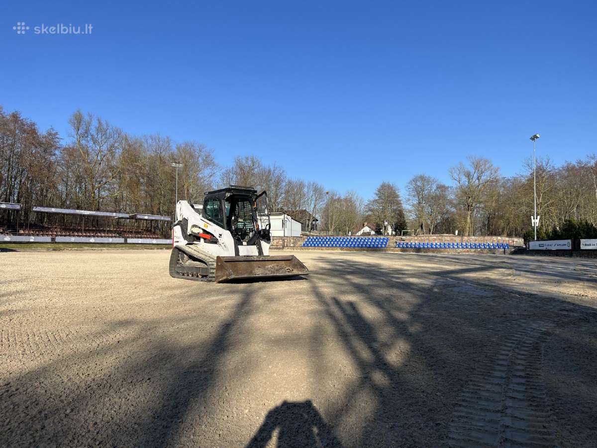 Bobcat nuoma. Birūs Kroviniai. Ekskovatoriaus nuoma su operatoriumi