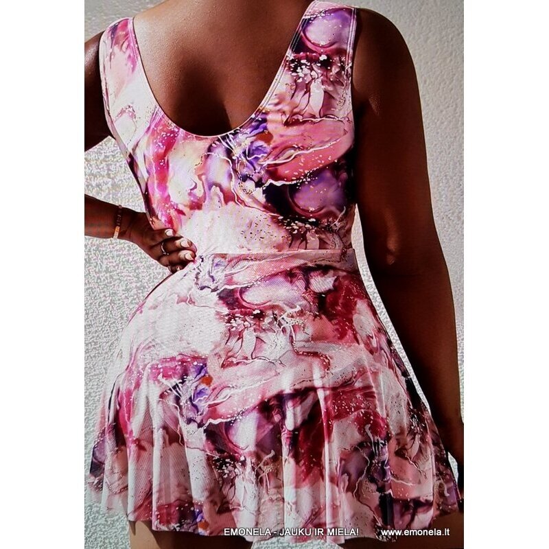 Maudymosi kostiumėlis su sijonėliu 52 DYDIS