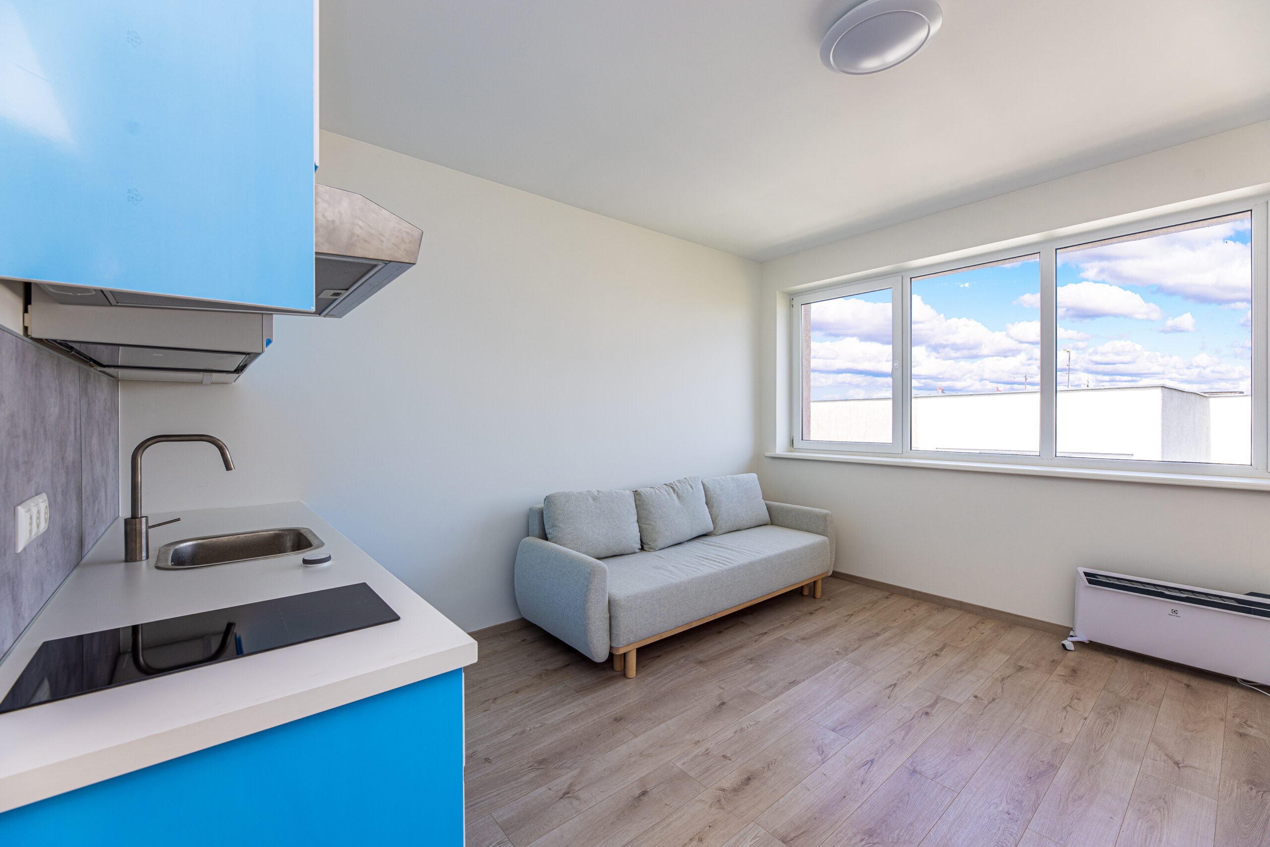 Parduodami butai Šventojoje !!! Šventojoje, naujos 25 – 67 kv. m. butų erdvės 1 – 2 – 3 kambarių