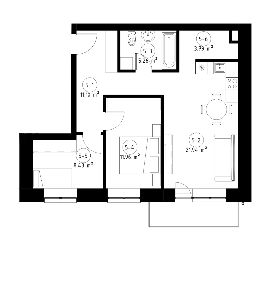 KLAIPĖDOS HOLIVUDE 3K.BUTAS