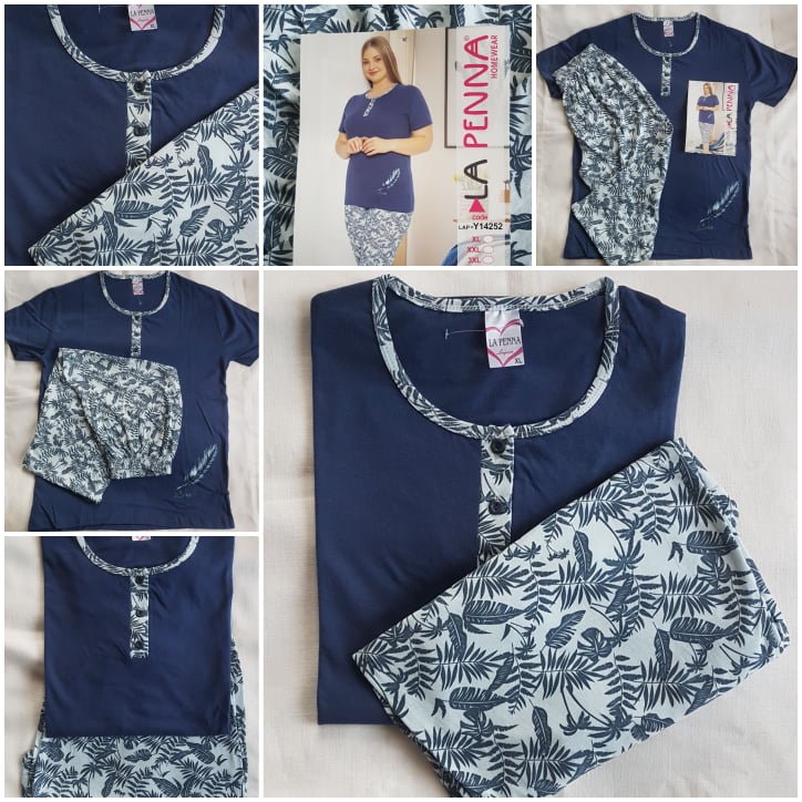 Pižama PLUNKSNA, trumpa, 2 dalių