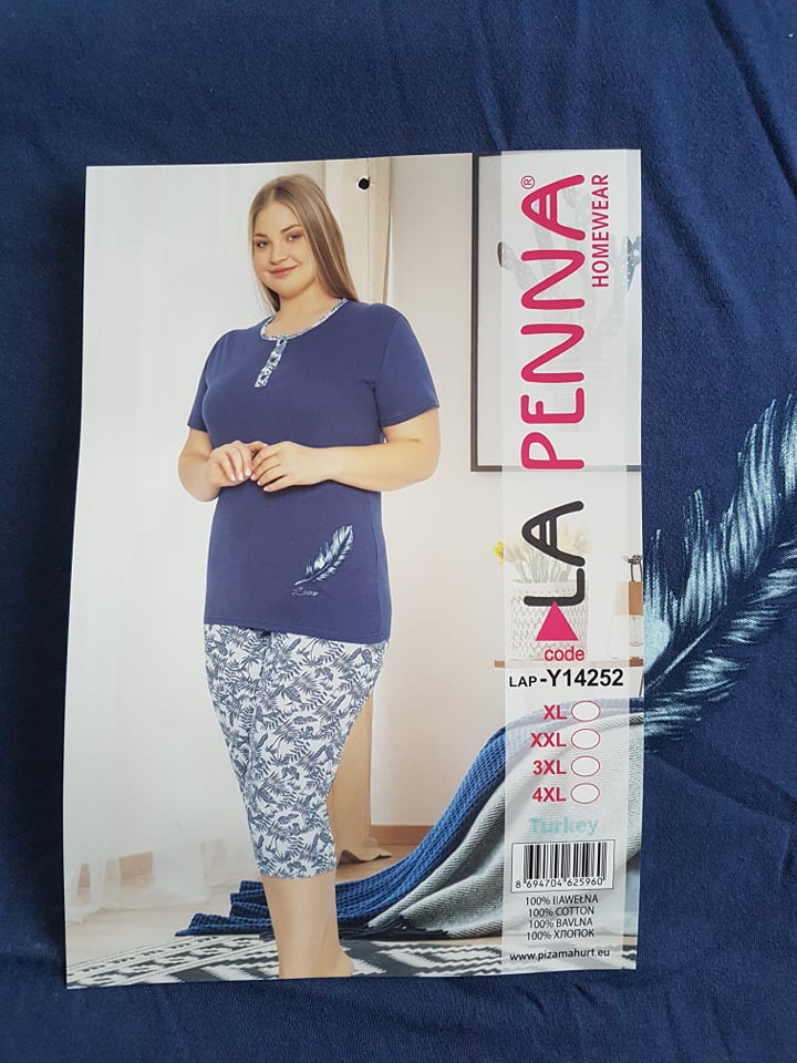 Pižama PLUNKSNA, trumpa, 2 dalių