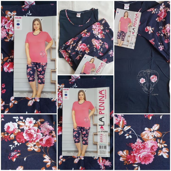 Pižama MODĖ, 2 dalių, dydis 3XL