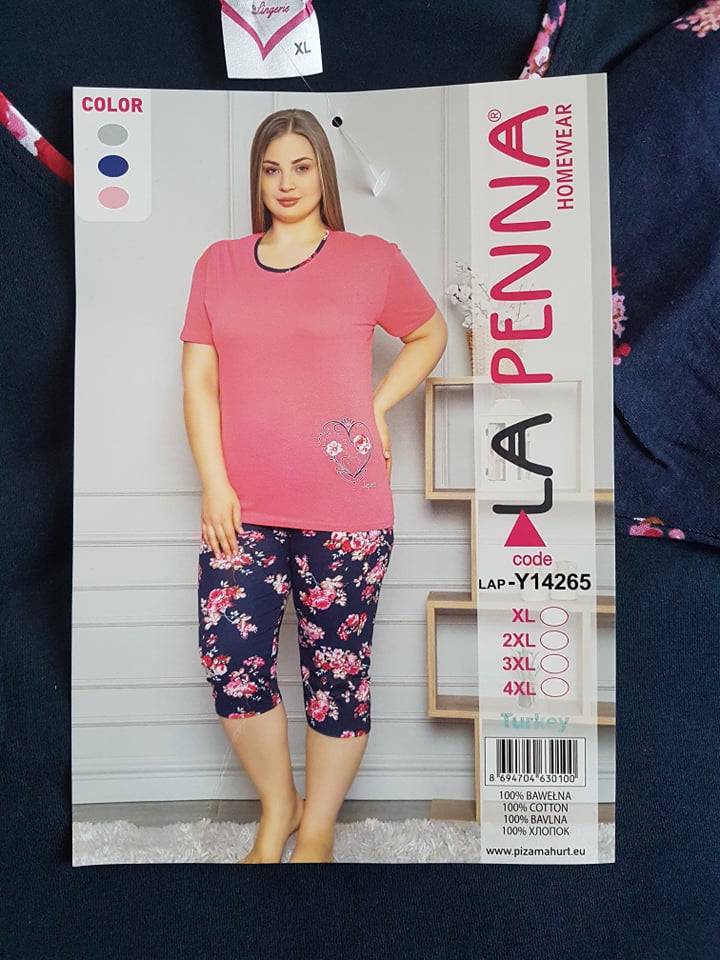 Pižama MODĖ, 2 dalių, dydis 3XL