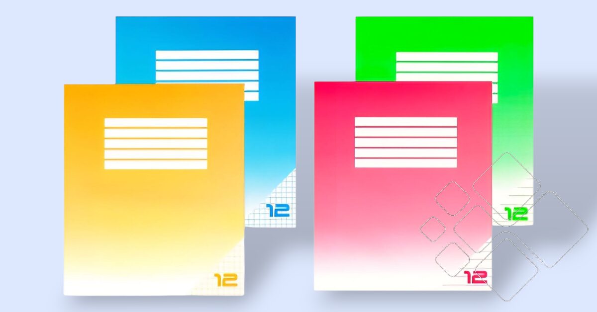 Sąsiuviniai A5 (12 lapų) – TIK €0.39!