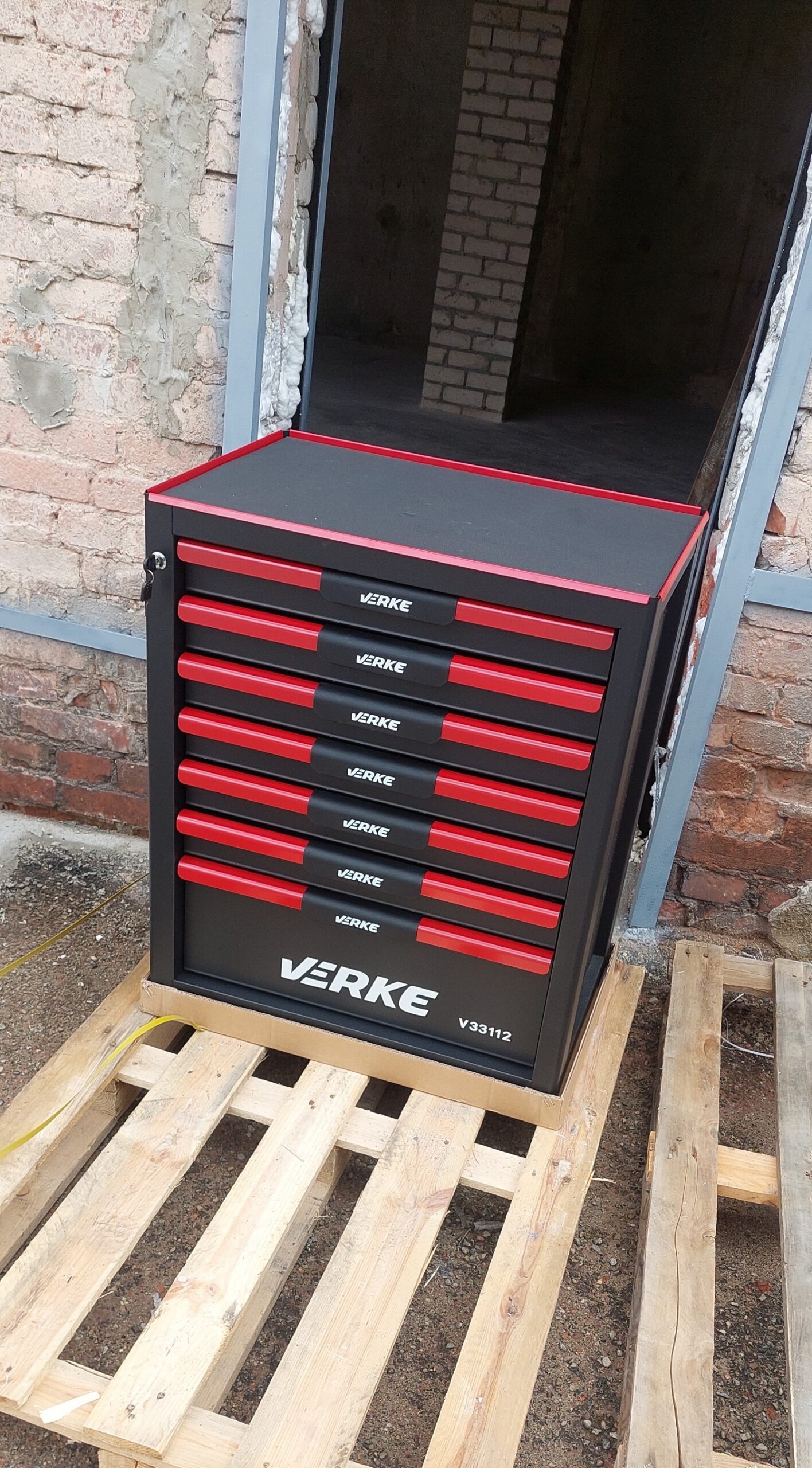 Įrankių vežimėlis 7 stalčių