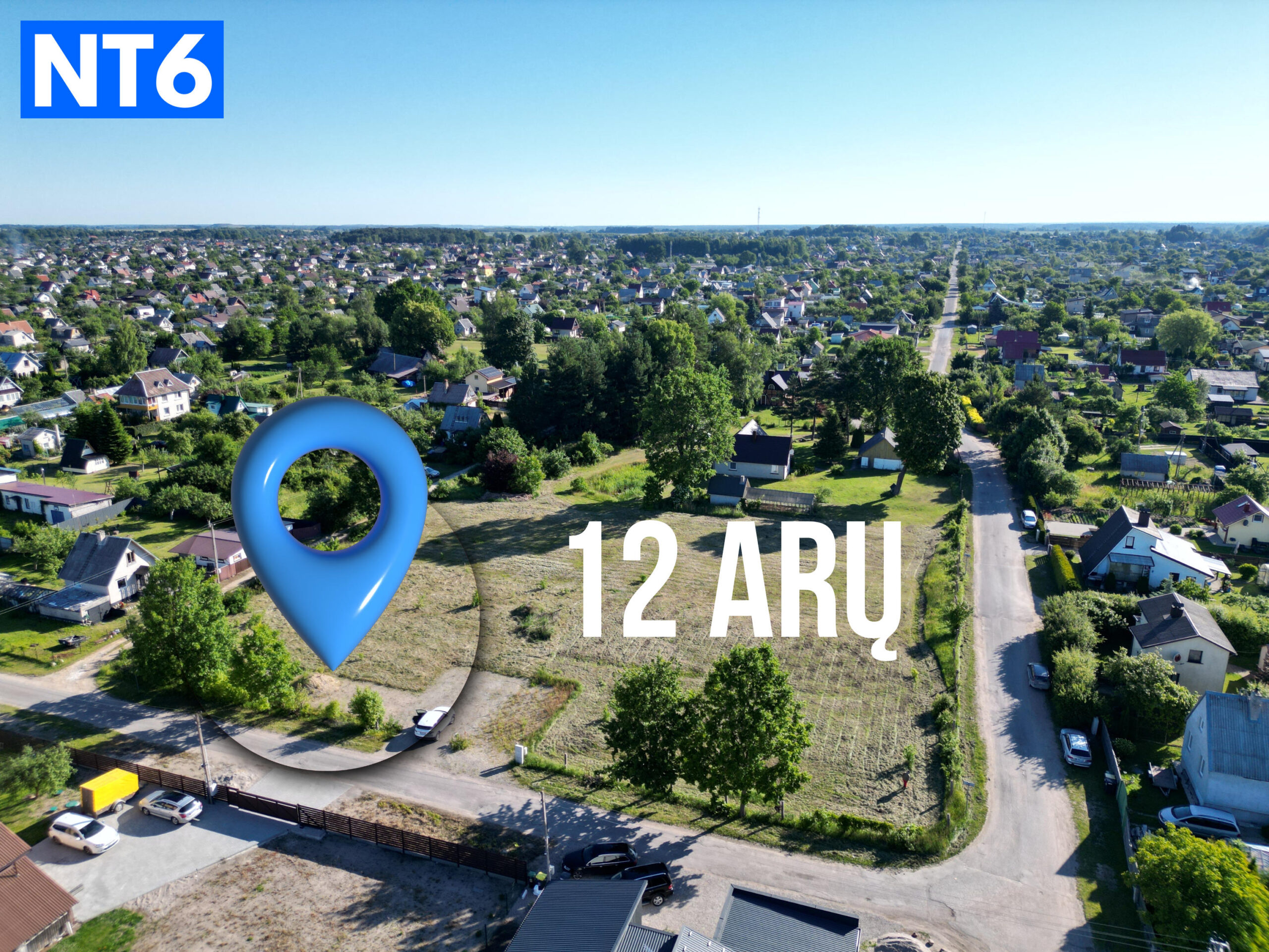 PARDUODAMAS 12 ARŲ NAMŲ VALDOS SKLYPAS DERCEKLIUOSE