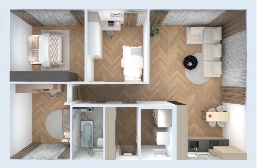 Atraskite savo asmeninį rojaus kampelį – uždarą, saugią ir stilingą namų bendriją Ketvergiuose