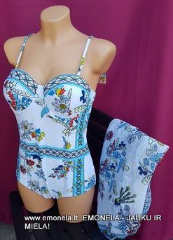 Maudymosi kostiumėlis su skraiste, kaina 20 Eur