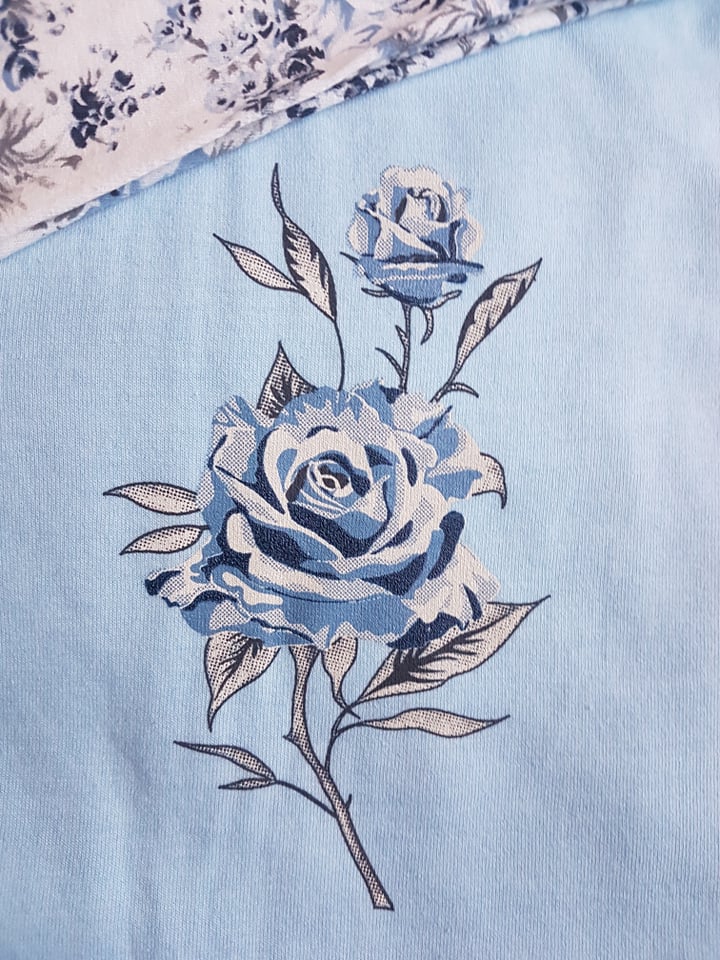 Pižama AGNUTĖ, 2 dalių, medvilnė, žydra tik 2XL, tik 10 €