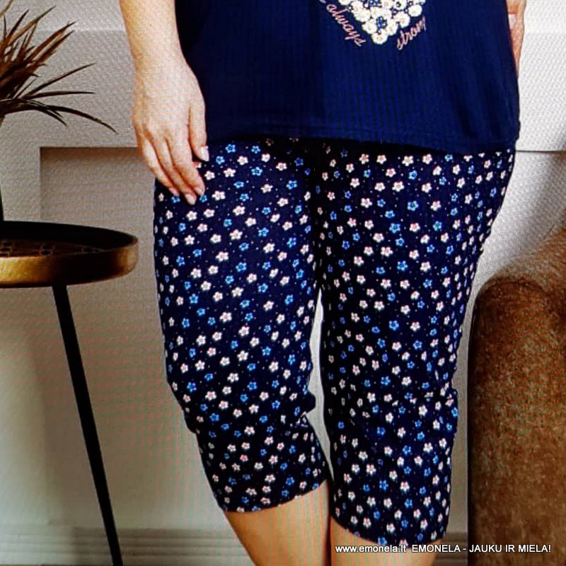 Pižama RIMA, trumpa, 2 dalių t.mėlyna, dydis 48