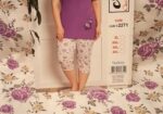 Pižama VIOLETA, trumpa, 2 dalių