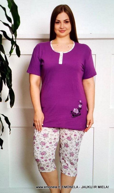 Pižama VIOLETA, trumpa, 2 dalių