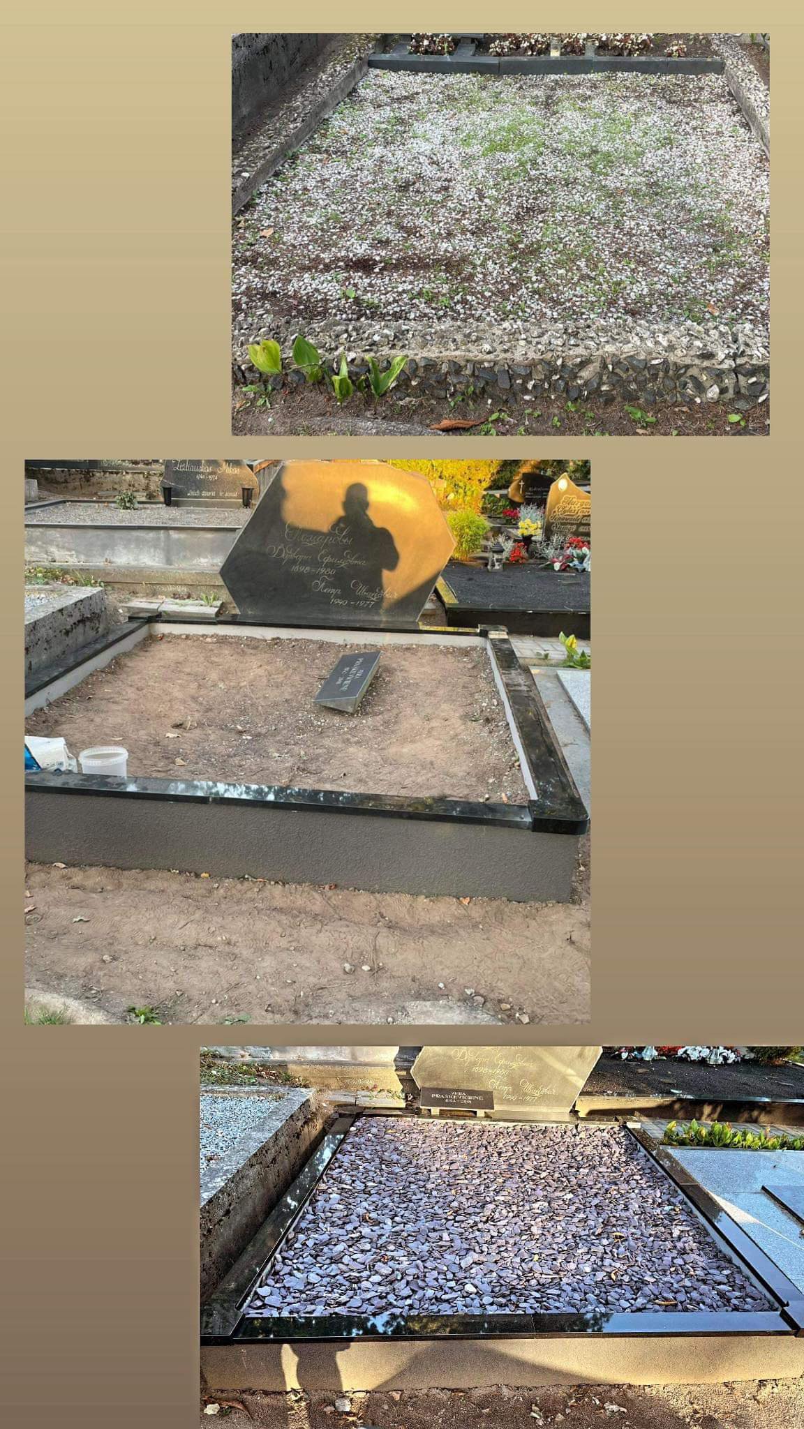 ATMINTIES AKMUO – kapų tvarkymas, darbai.