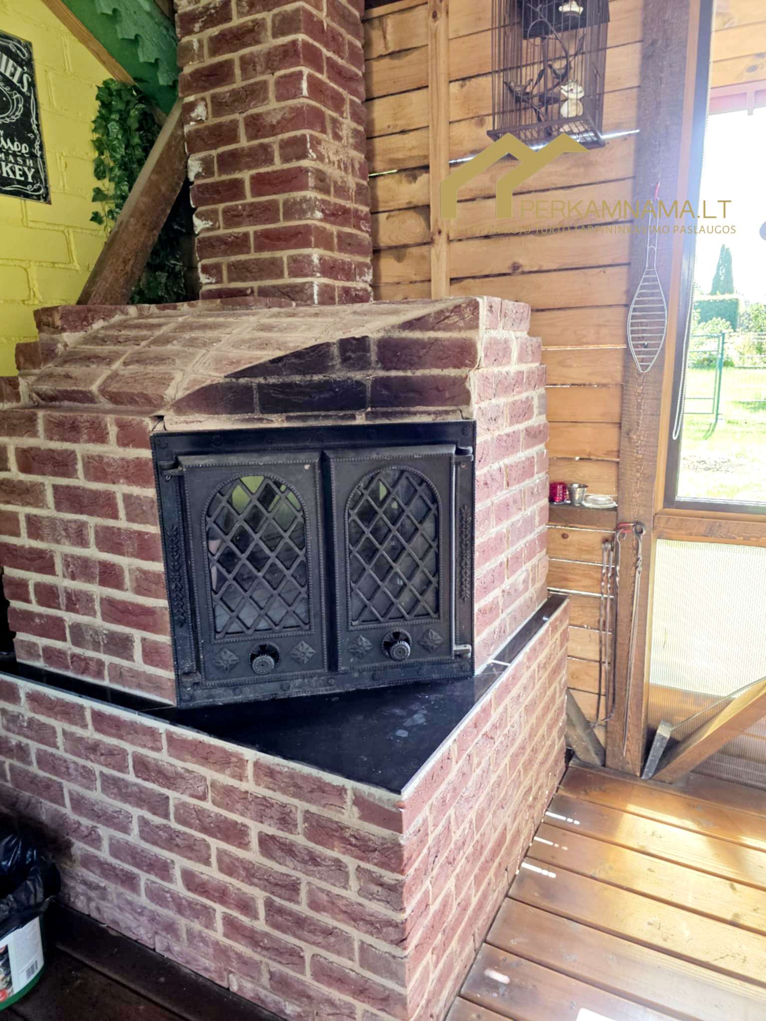 Parduodamas sodo namelis su terasa ir sklypu Klaipėdos r.