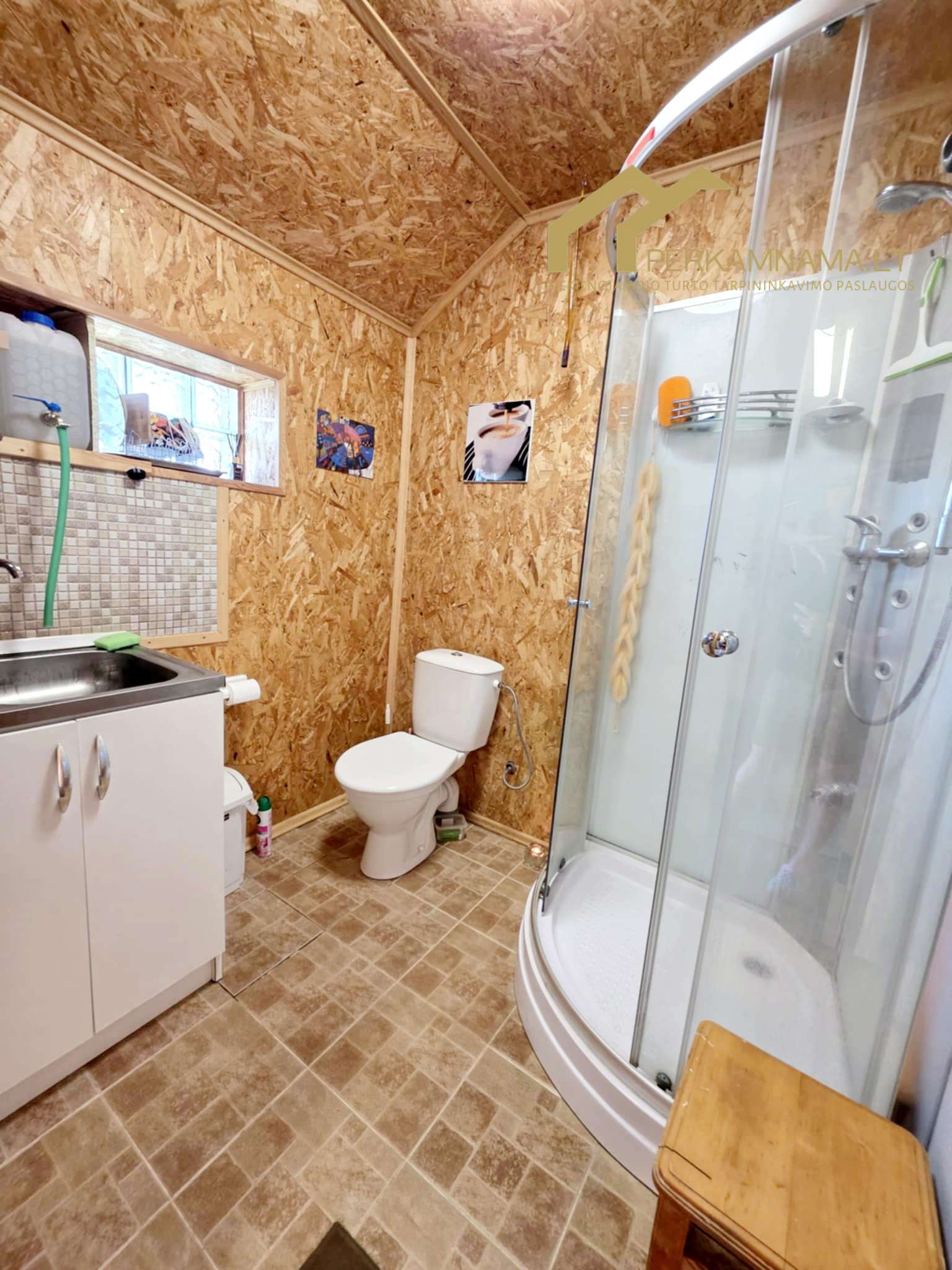 Parduodamas sodo namelis su terasa ir sklypu Klaipėdos r.