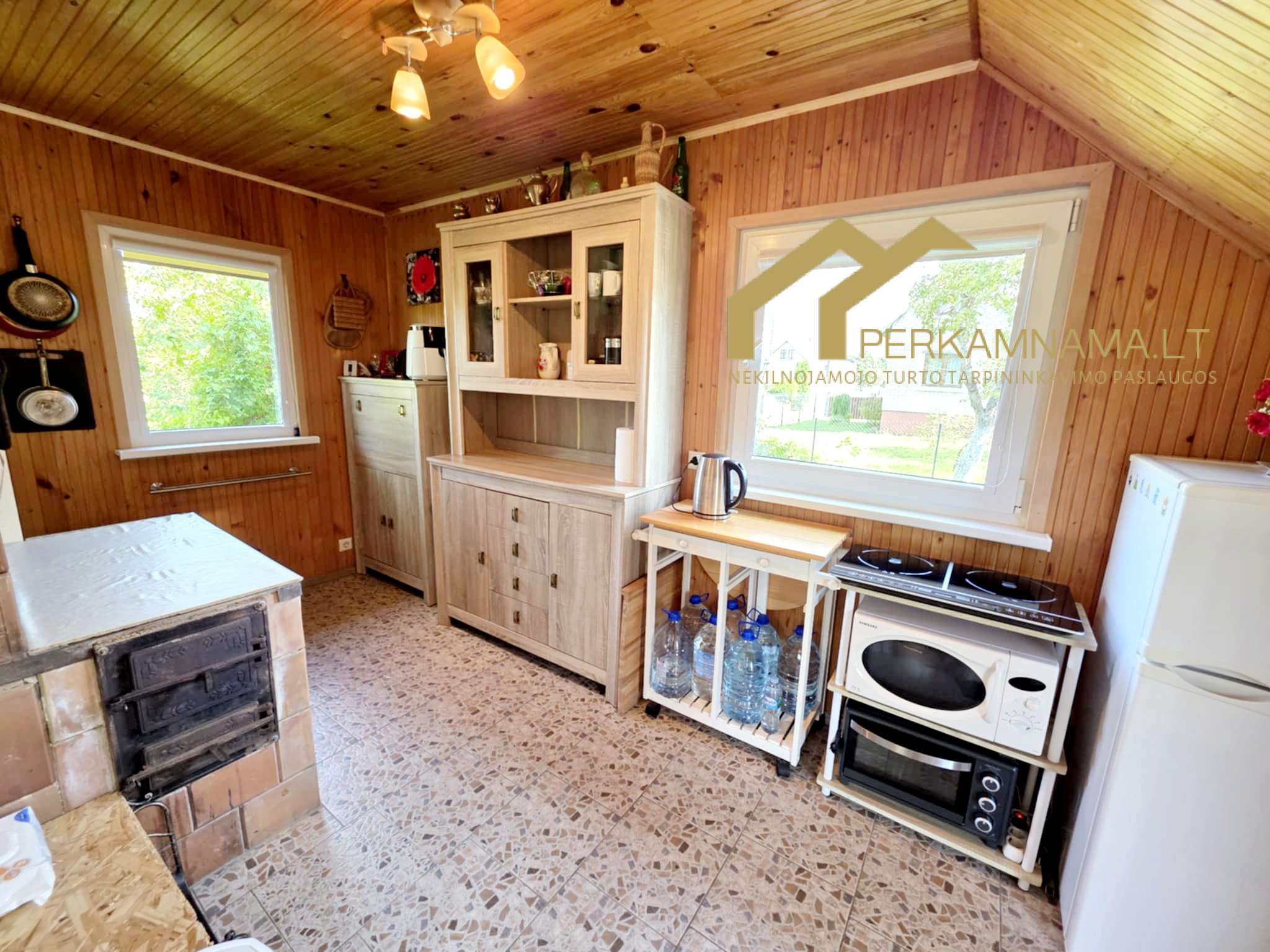 Parduodamas sodo namelis su terasa ir sklypu Klaipėdos r.