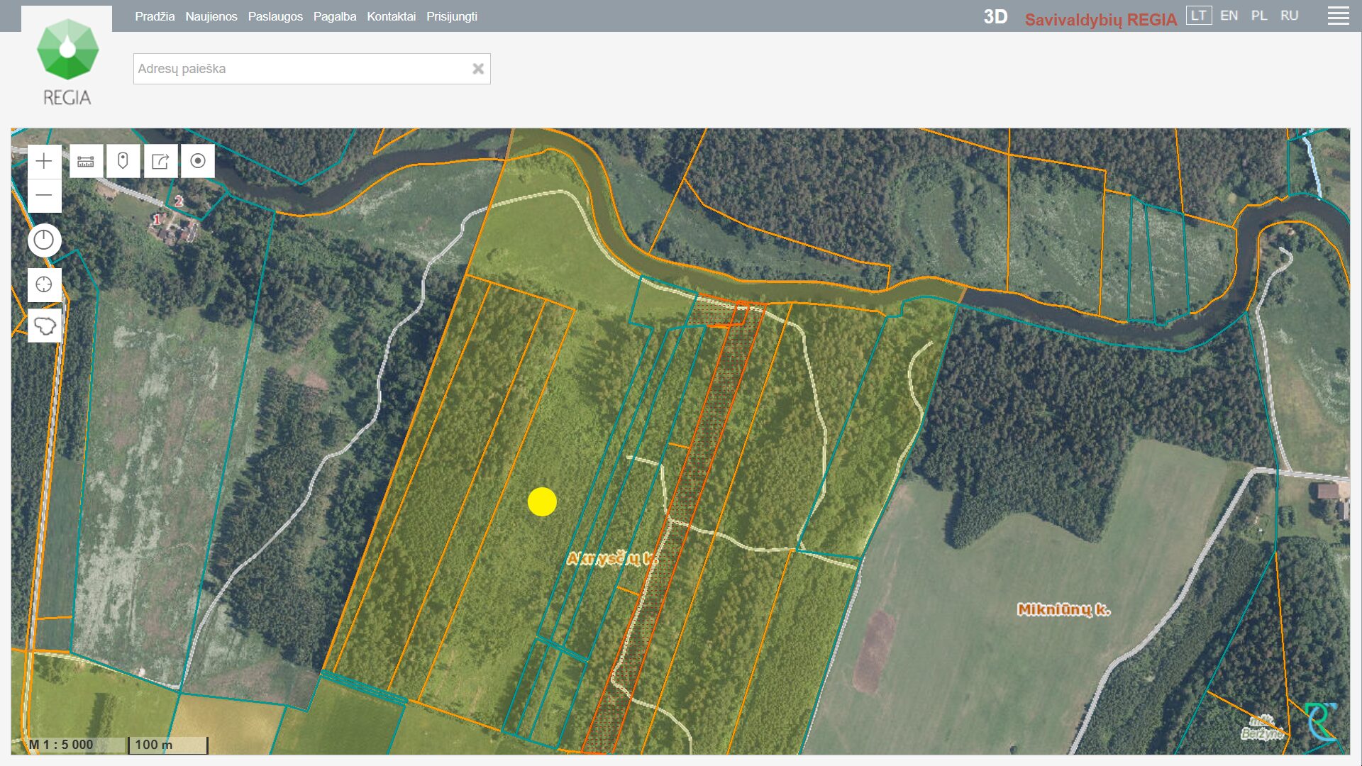 Parduodamas žemės ūkio paskirties 6.57 ha su mišku Anykščių r.