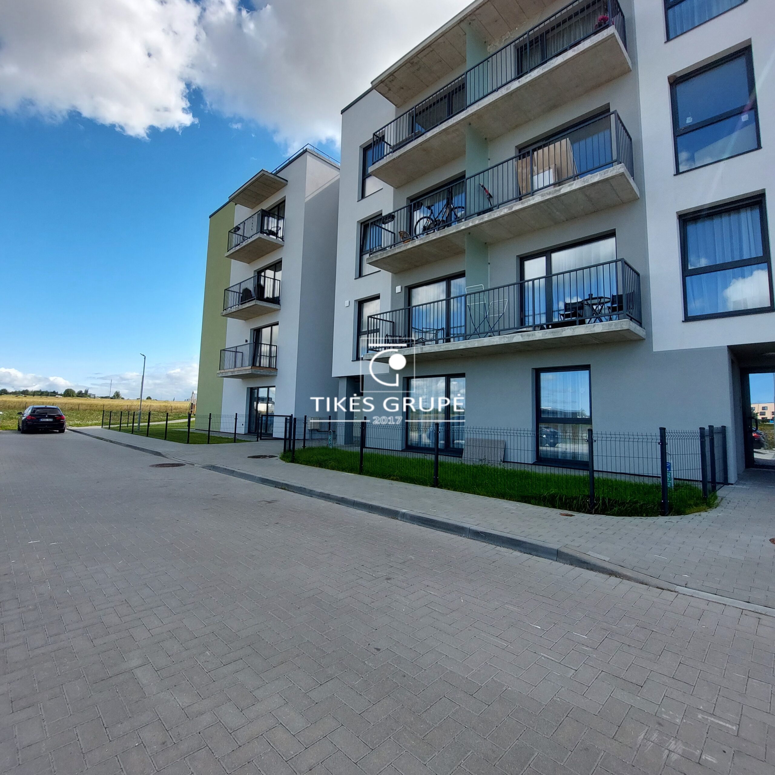 Naujos statybos name parduodamas 2 kambarių butas