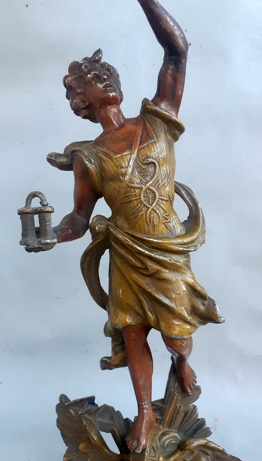 Labai prabangi Antikvar. Žibalinė Lempa, Veikianti