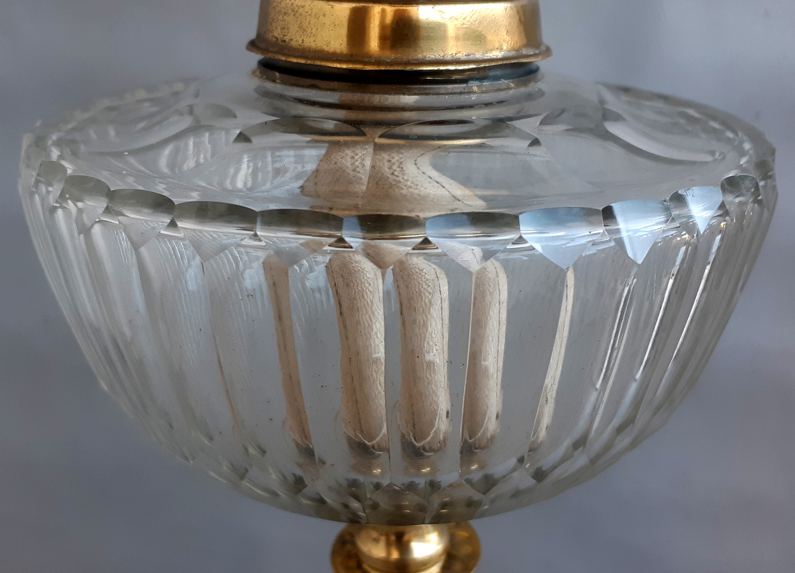 Labai prabangi Antikvar. Žibalinė Lempa, Veikianti