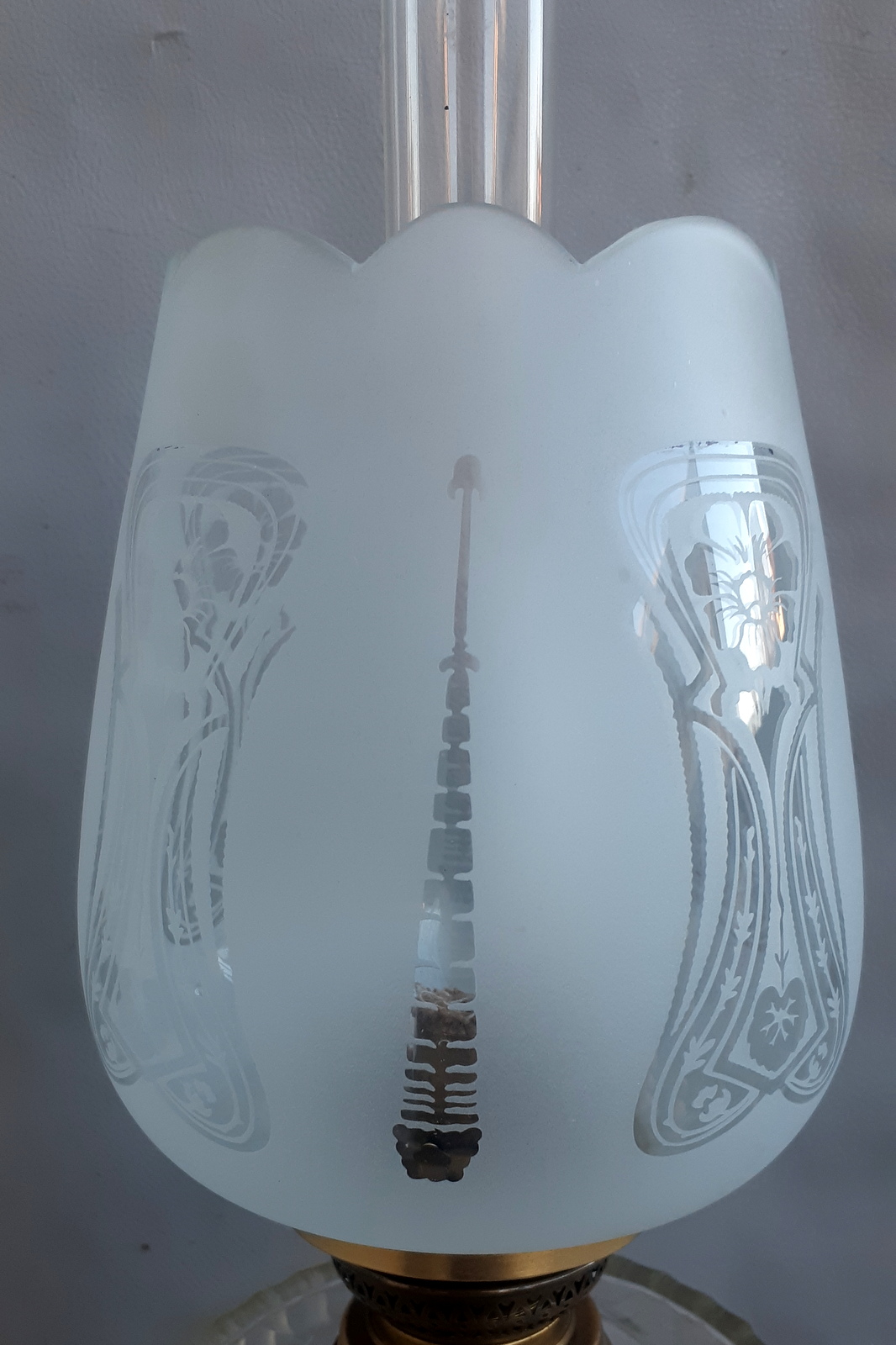 Labai prabangi Antikvar. Žibalinė Lempa, Veikianti