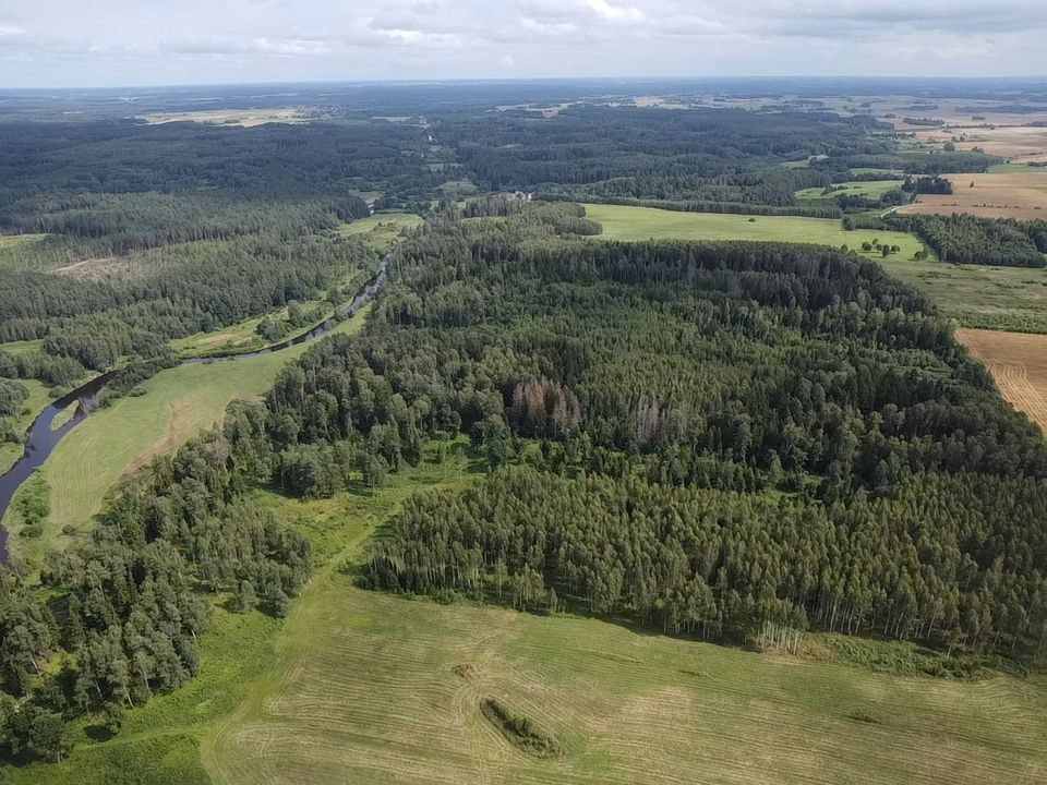 Parduodamas žemės ūkio paskirties 6.57 ha su mišku Anykščių r.