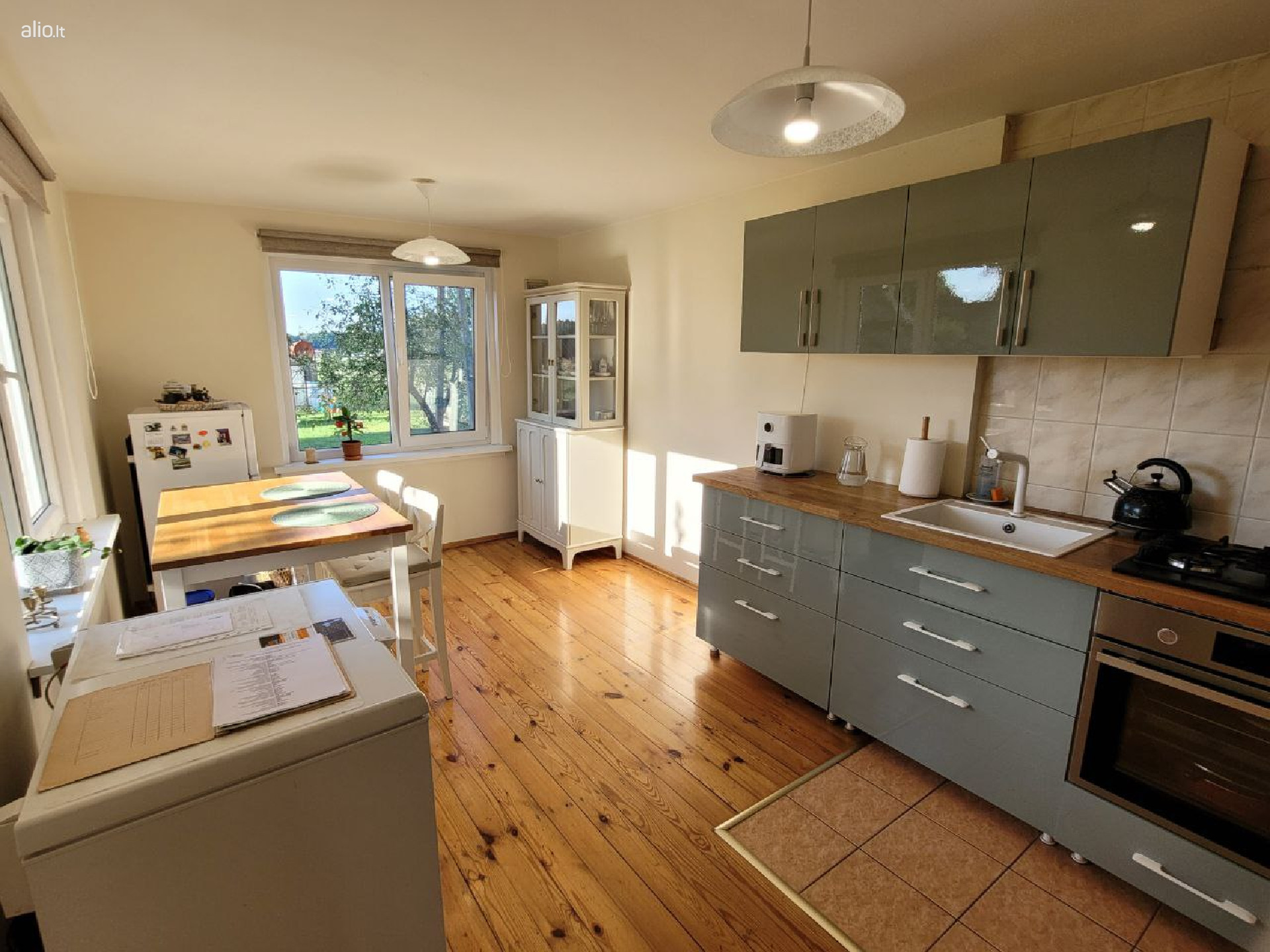 Parduodamas įrengtas namas Šakių raj. Judrių km. netoli Nemuno.