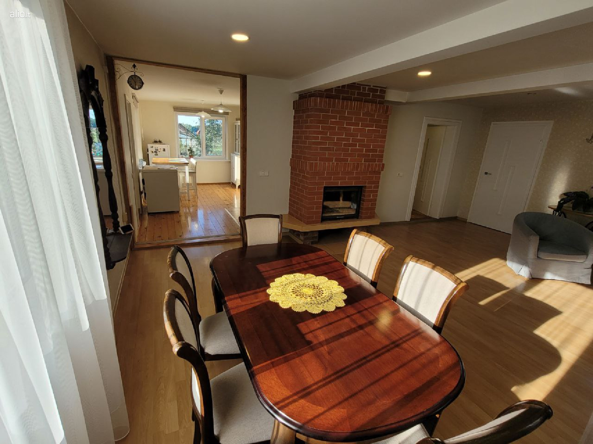 Parduodamas įrengtas namas Šakių raj. Judrių km. netoli Nemuno.