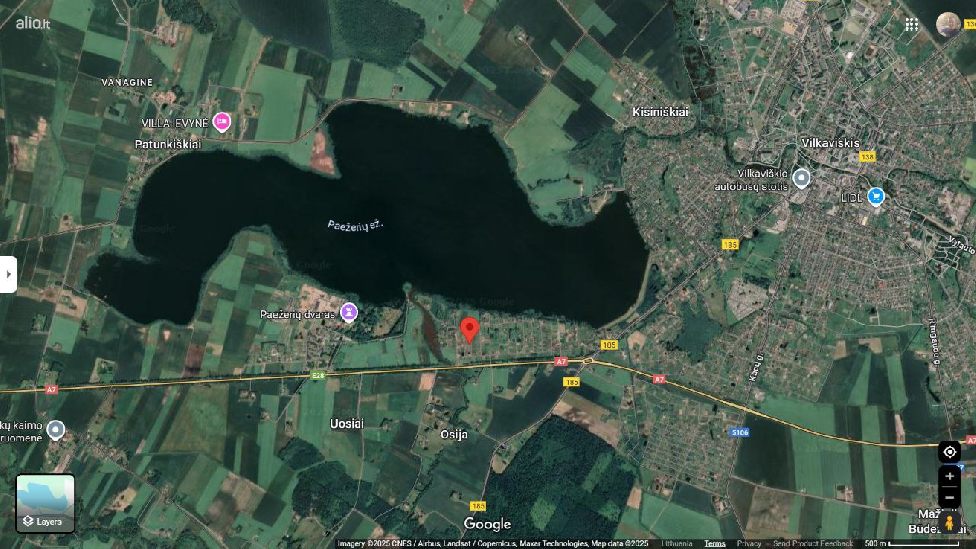 Parduodamas sodas netoli ežero Paežerių, Šeimynos sen. Vilkaviškyje.