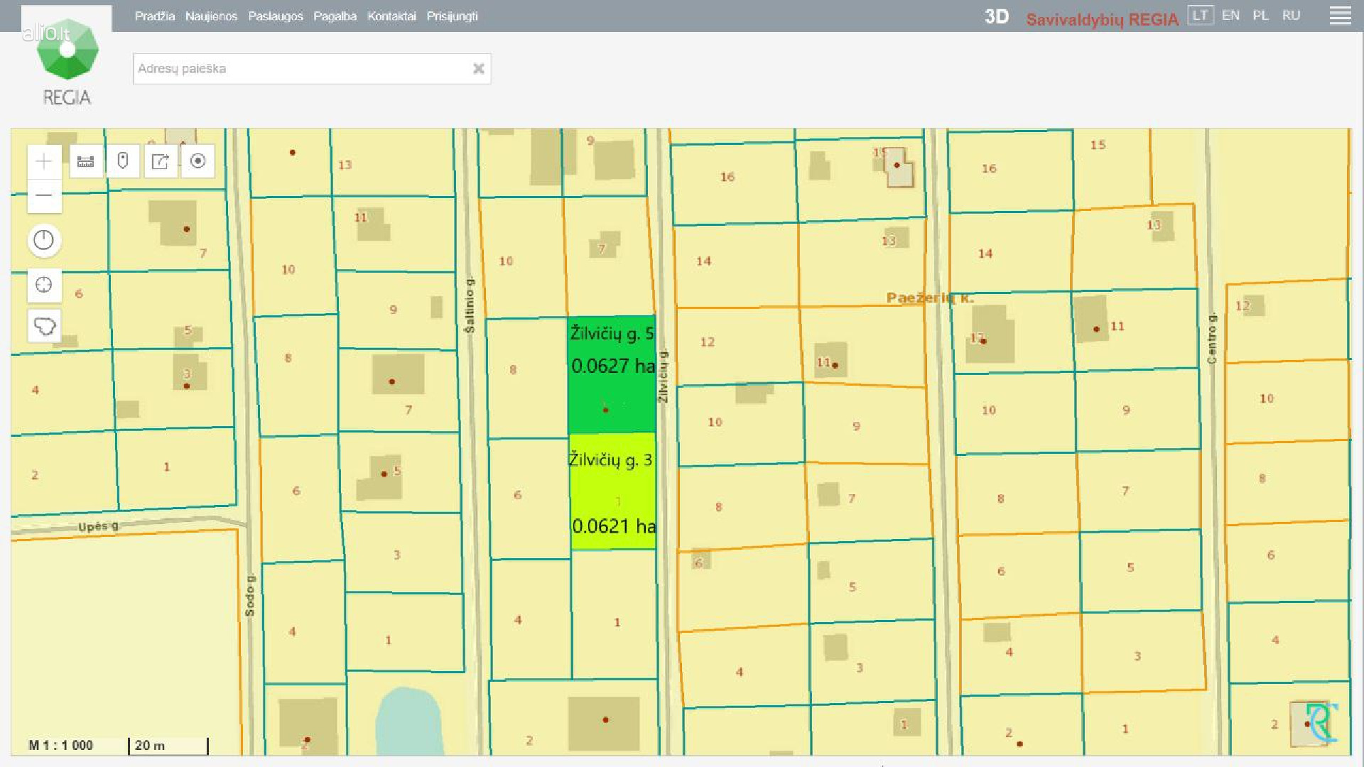 Parduodamas sodas netoli ežero Paežerių, Šeimynos sen. Vilkaviškyje.