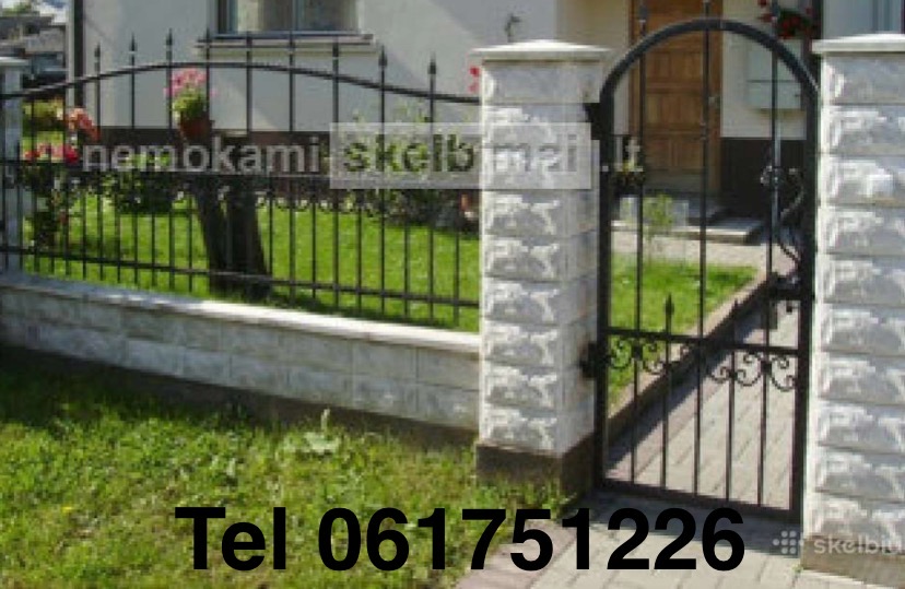 Pigiai blokeliai tvorai