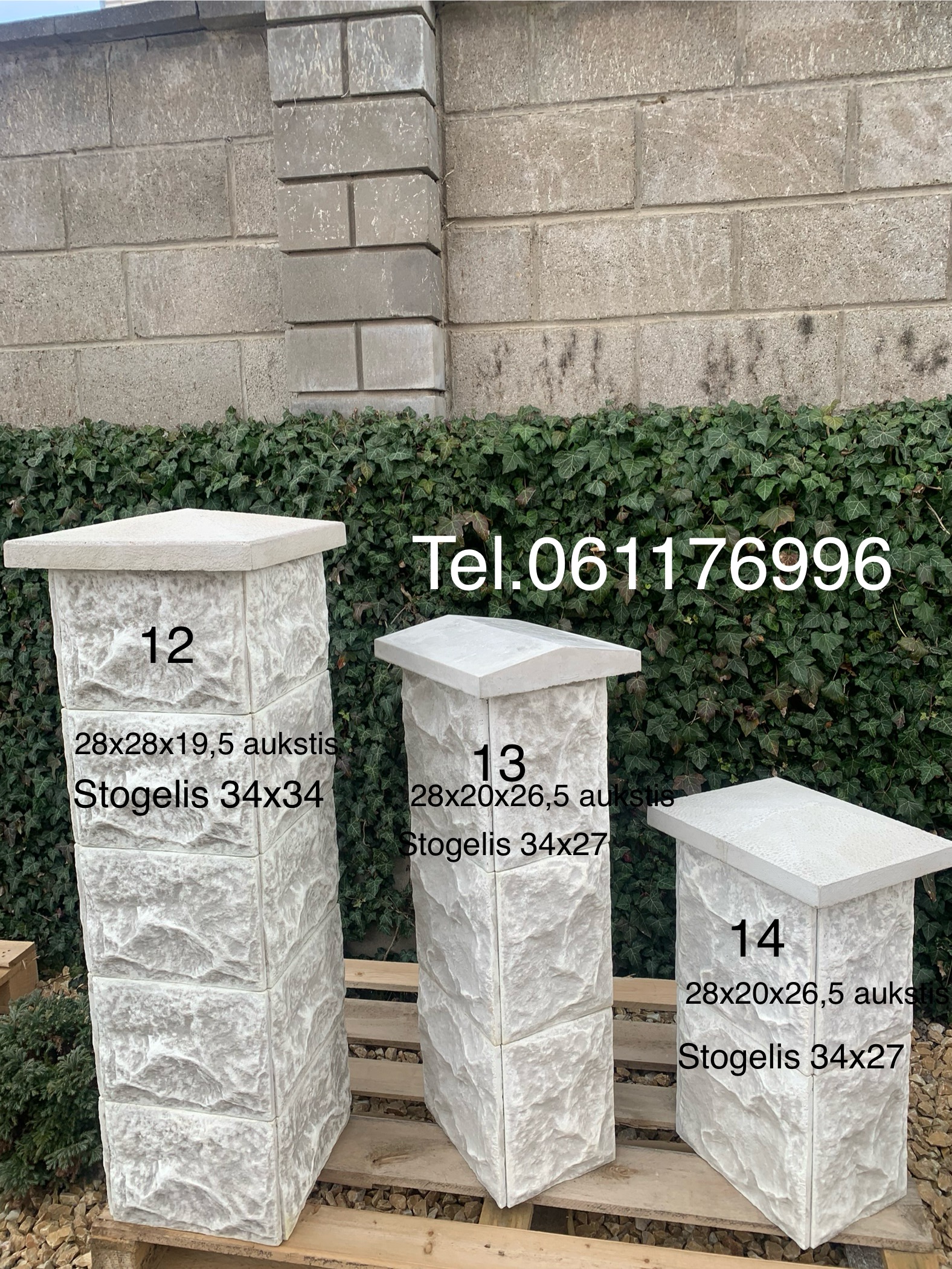 Pigiai blokeliai tvorai