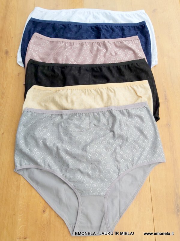 Kelnaitės moteriškos paaukštintu liemeniu, Vienspalvės – tik internetu