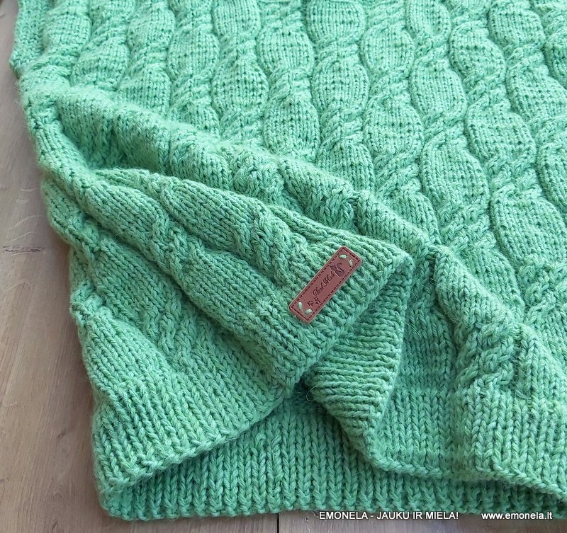 Liemenė didelė unisex universali žalia GERA NUOTAIKA