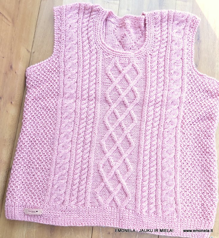 Liemenė megzta SVAJOS, dydis 54-56-58