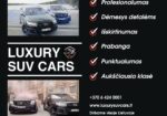 Prabangių automobilių nuoma su vairuotoju visoje Lietuvoje