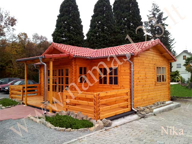 Namelis, nameliai, sodo namai ir mediniai vasarnamiai bei garažai.