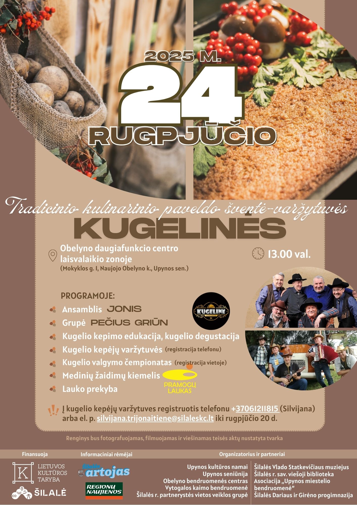 Tradicinio kulinarinio paveldo šventė varžytuvės „Kugelinės”