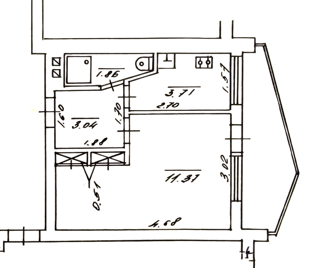 Parduodamas 1 kambario butas penktame aukšte, Panevėžyje.
