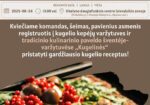 Tradicinio kulinarinio paveldo šventė varžytuvės „Kugelinės”