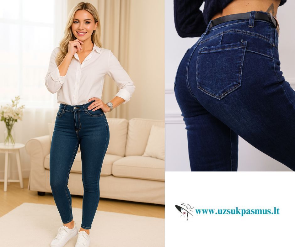 Tamprūs, siaurėjantys Goodies džinsai