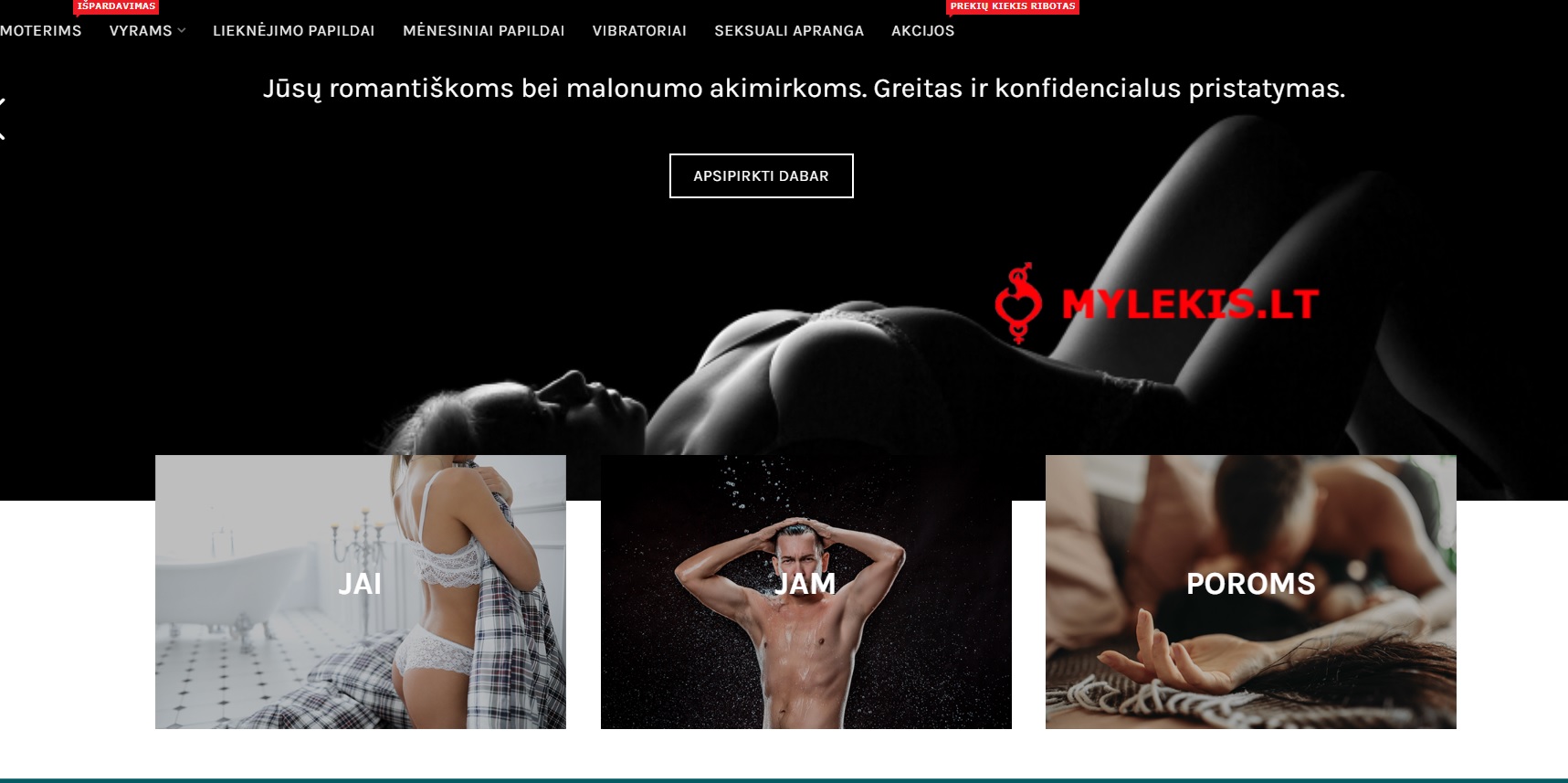 SEX PAPILDAI VYRAMS IR MOTERIMS – nemokamas siuntimas!