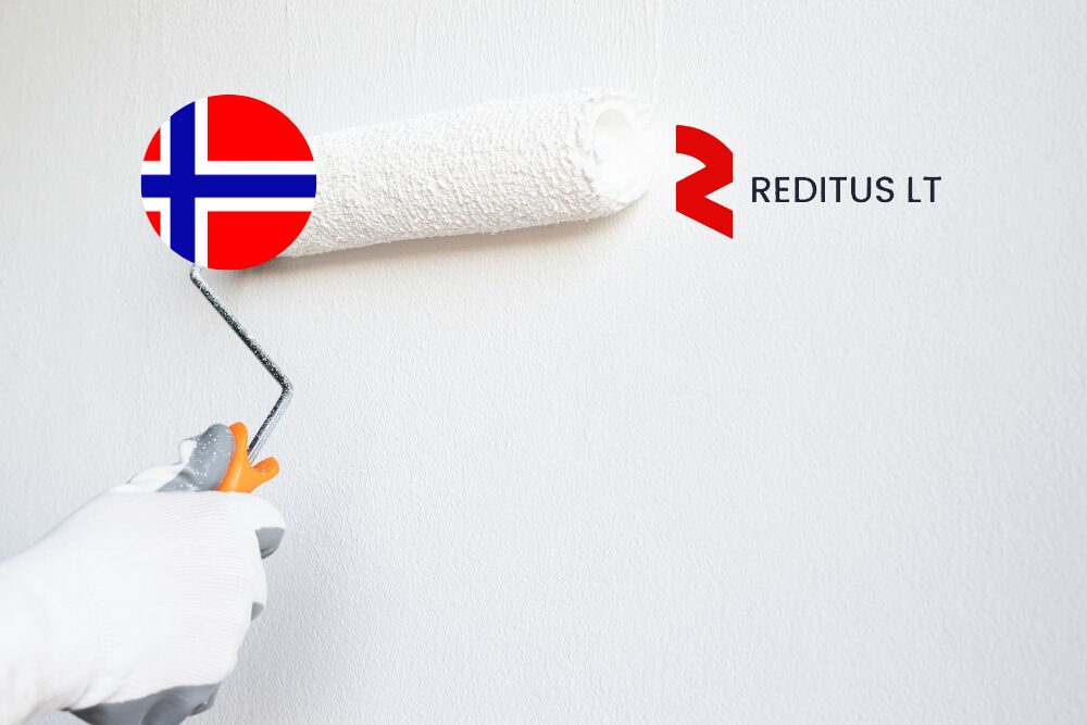 Dažytojas – tinkuotojas – darbas Norvegijoje (1968)