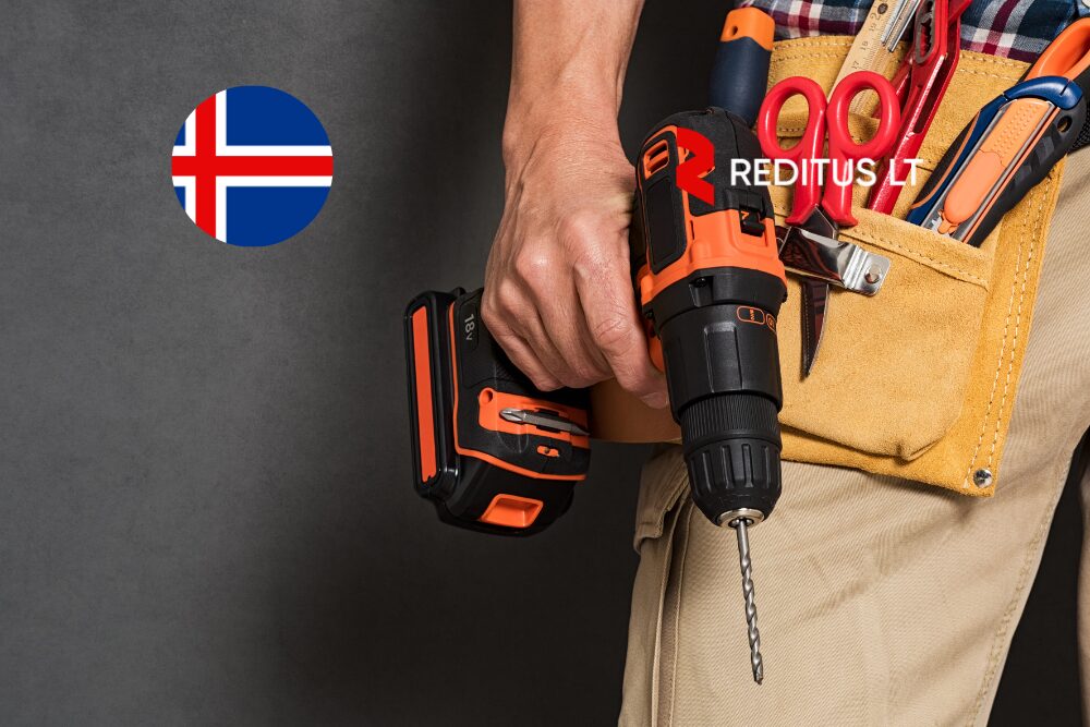 Plataus profilio statybininkai – darbas Islandijoje (1997)