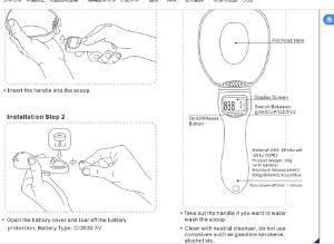 Maisto matavimo šaukštas-svarstyklės šunims ir katėms