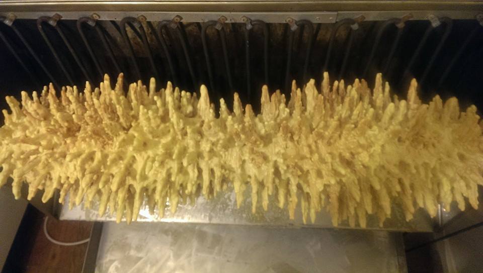 Šakočiu kepimo įranga